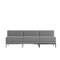 Flash Furniture 3 Piece Gray LeatherSoft Modular Lounge Set ZB-IMAG-MIDCH-3-GY-GG - alternate 2
